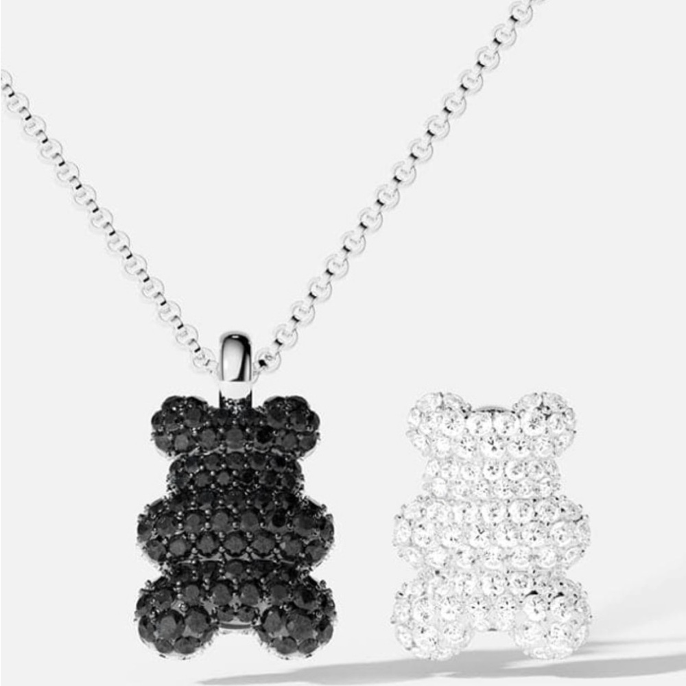 apm Monaco reversible bear necklace